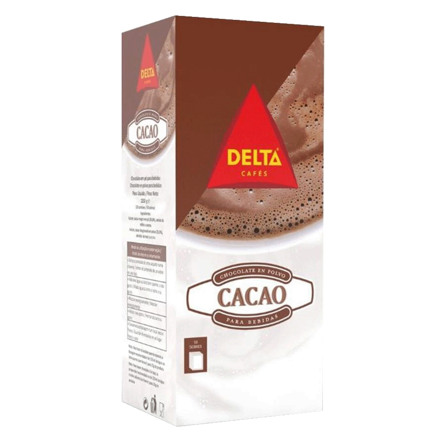 DELTA - CACAU EM PÓ (CAIXA COM 50 UNIDADES DE 25G)