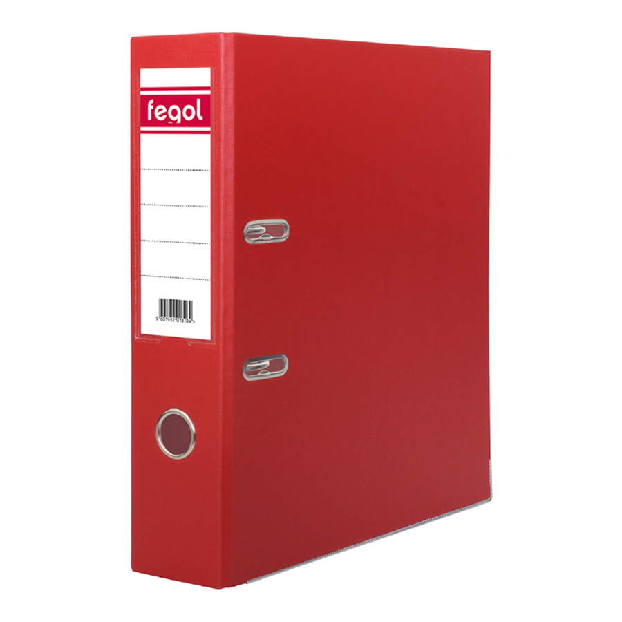 FEGOL PASTA PP L80 COR VERMELHA (CX.C/10)