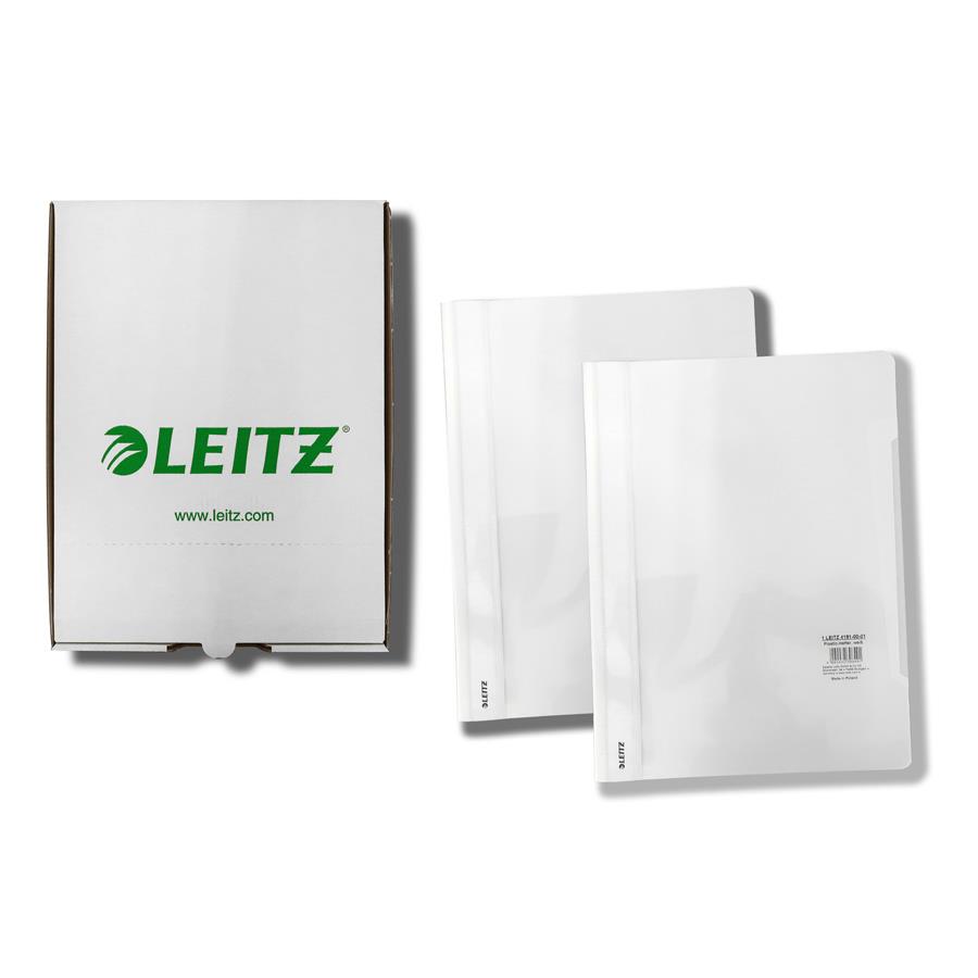 LEITZ 4191 - CLASSIFICADOR BRANCO (CX.C/25 UNID.)