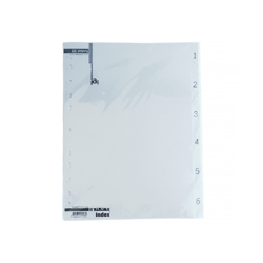 PAJORY SEPARADOR PLÁSTICO C/6 POSIÇÕES