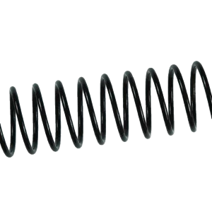 ARGOLA ESPIRAL METÁLICA 10 MM PRETA (CX.C/100)