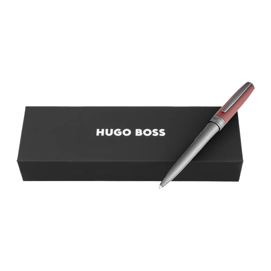 HUGO BOSS ESSENTIAL ACTIVE RED BALLPOINT - CANETA