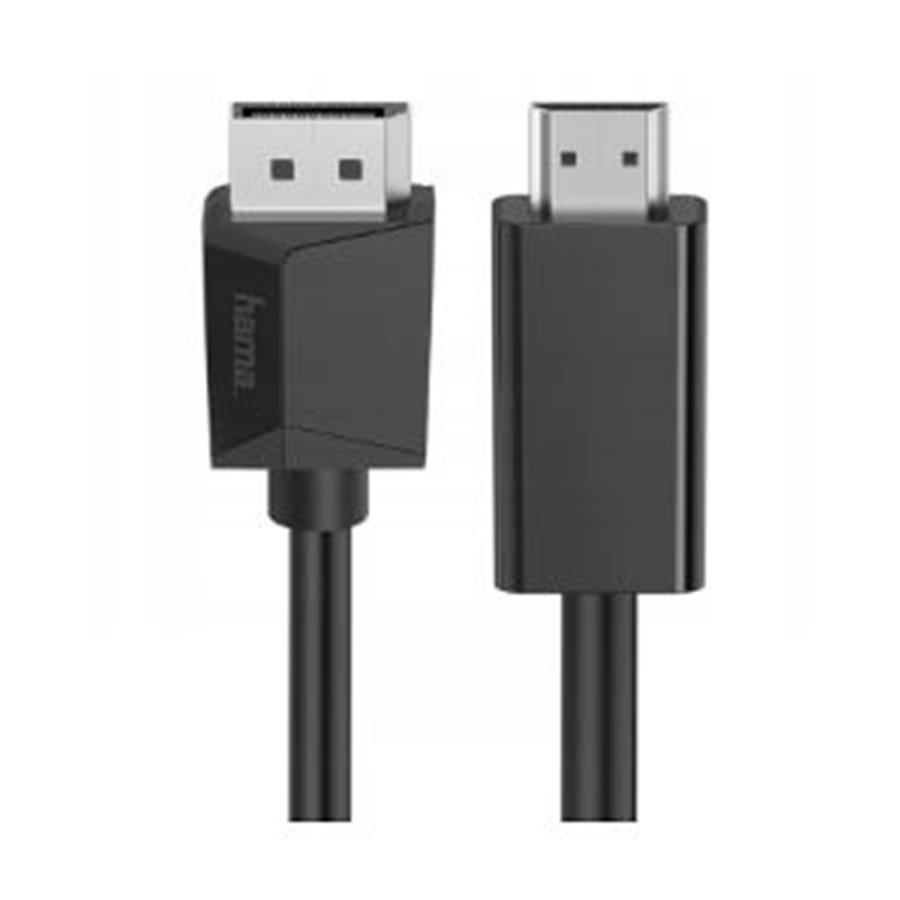 HAMA - CABO DISPLAYPORT MACHO/HDMI MACHO ULTRA HD 4K (1.5M)