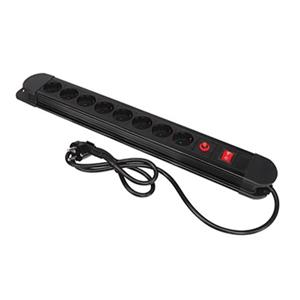 BLOCO 8 TOMADAS COM PROTEÇÃO + INTERRUPTOR (CABO 1.5 MTS)