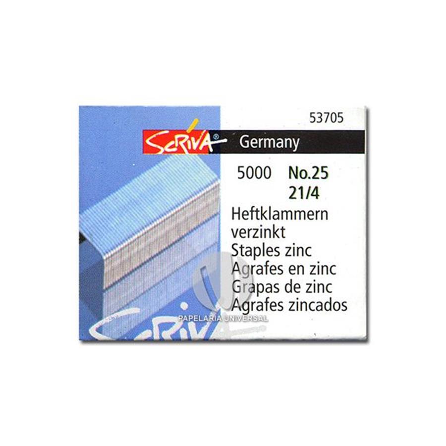 SCRIVA  - AGRAFOS N.º 21/4 CX.C/5000