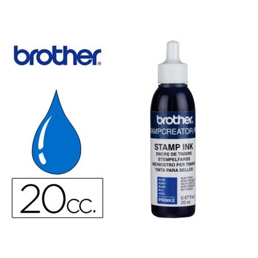 BROTHER - TINTA PARA CARIMBO AZUL (20 CC)