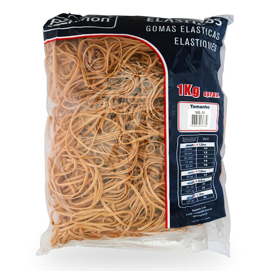 ELÁSTICOS N.º 33 (SACO 1 KG)
