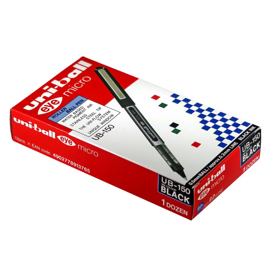 UNI-BALL EYE UB150 PRETO 0,5 MM (CX.C/12)