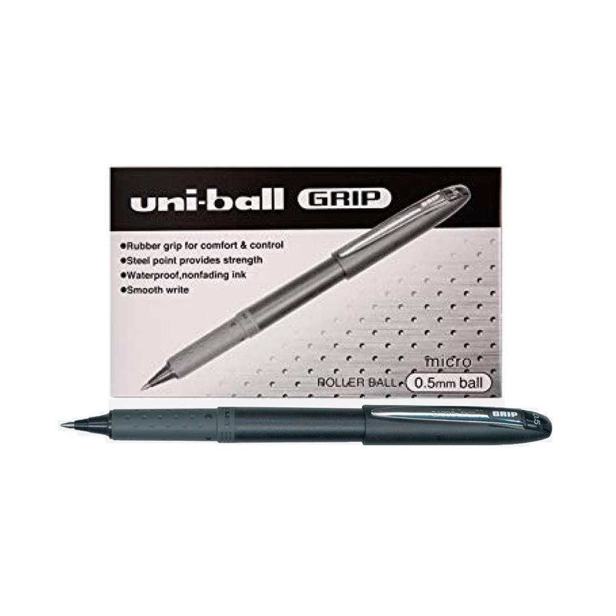 UNI-BALL GRIP UB-245 0,5 - PRETA (CX. C/12 UNID.)