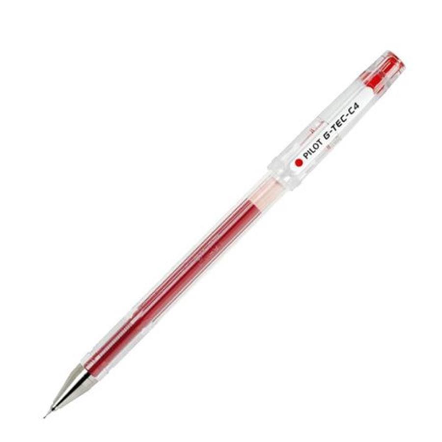 PILOT G-TEC-C4 ESFEROGRÁFICA GEL VERMELHA 0.4 MM UNID
