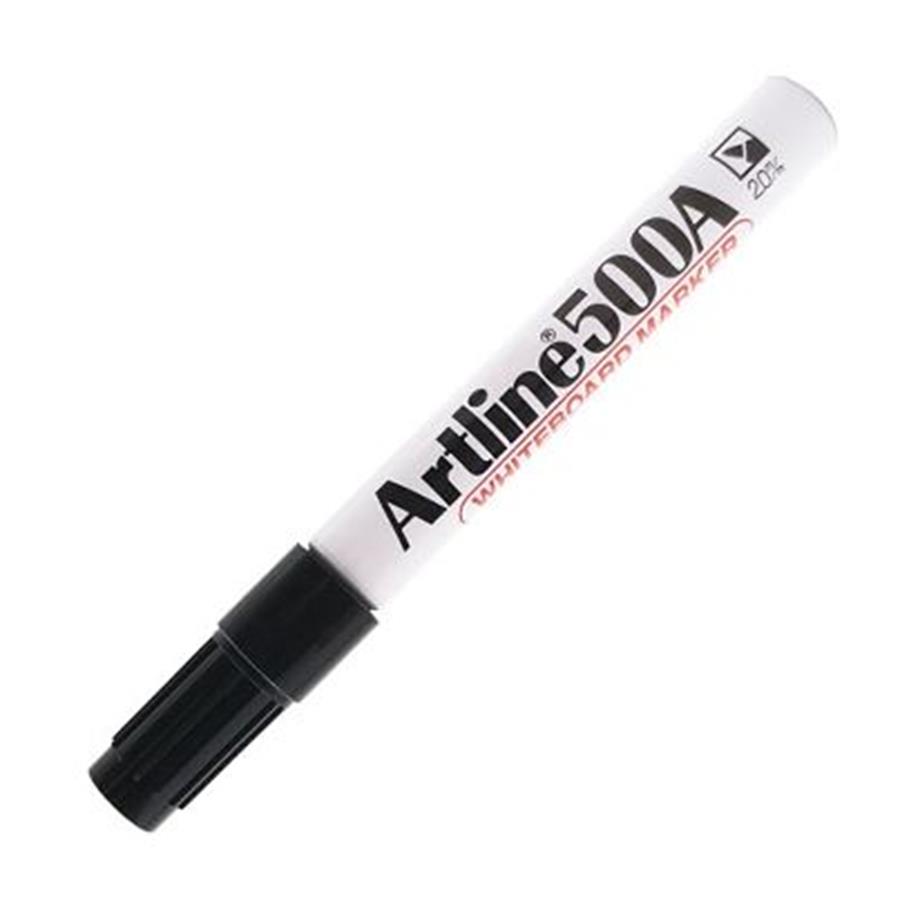 ARTLINE 500A - MARCADOR PRETO 2MM PARA QUADRO BRANCO (12 UN)