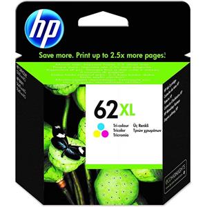 HP OFFICEJET 5740 - TINTEIRO CORES N.º62XL (C2P07A)