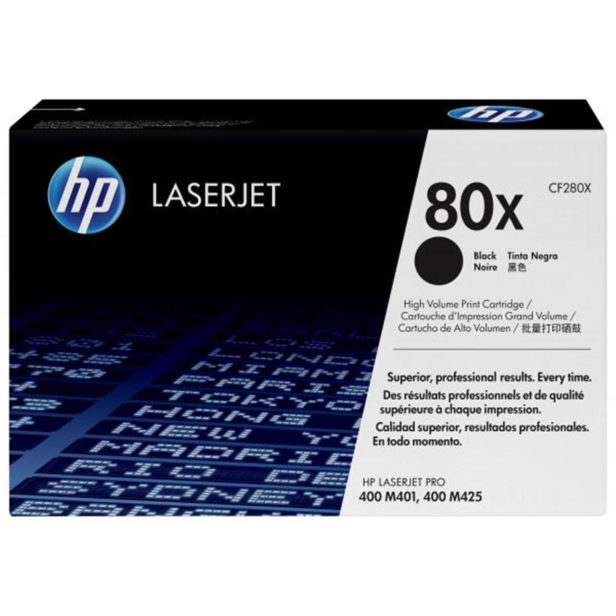 HP LJ Pro400/M401/MFP405 - TONER PRETO 80X (CF280X)