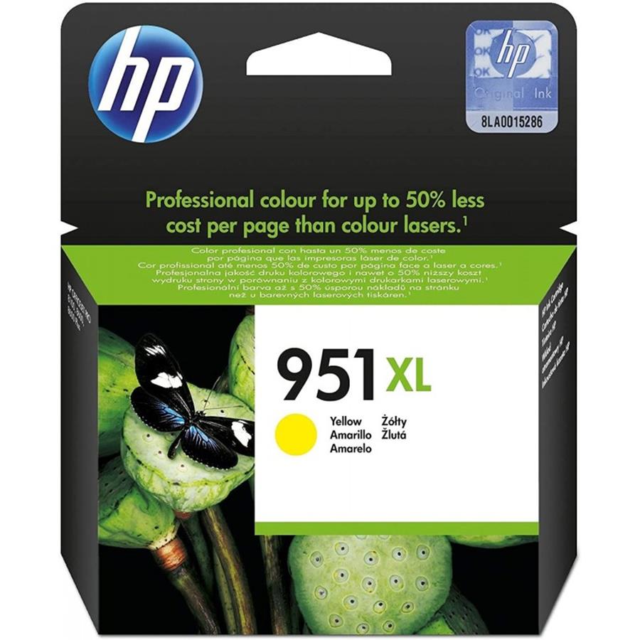 HP OJ PRO8100/8600 - TINTEIRO AMARELO 951XL (CN048A)