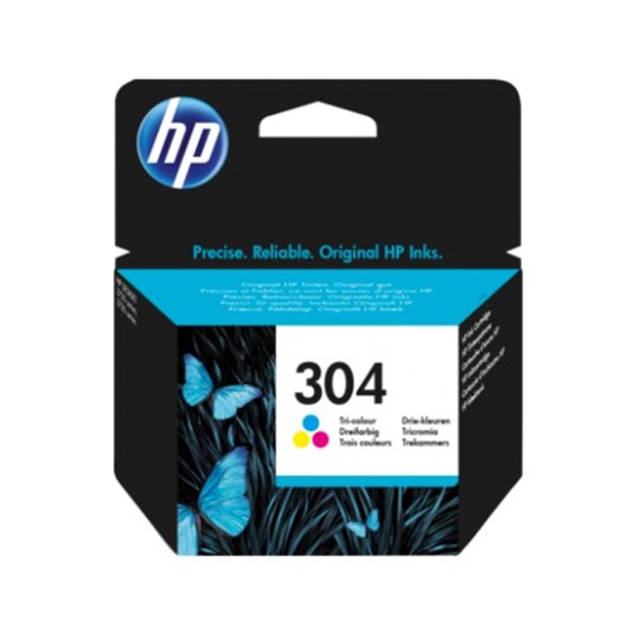 HP DJ 2630/3700 - TINTEIRO TRICOLOR N.º 304 (N9K05AE)