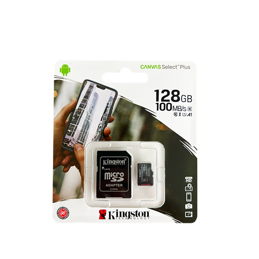 KINGSTON - CARTÃO MEMÓRIA MICRO 128GB