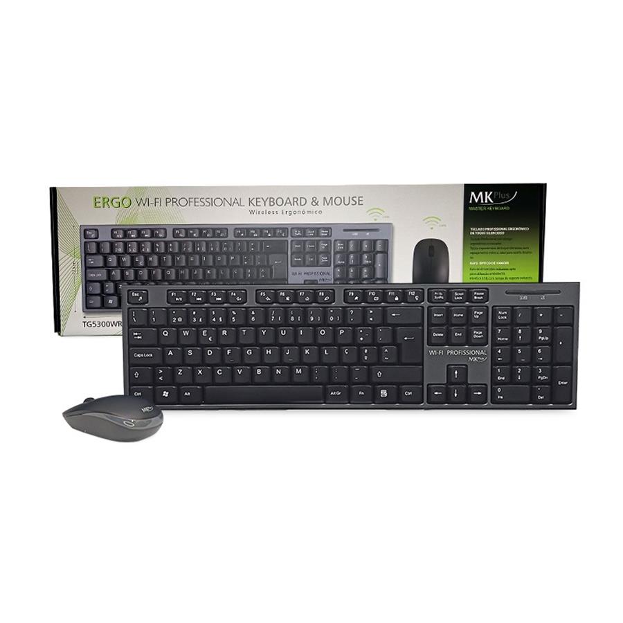 MKPLUS WIRELESS DESKTOP - TECLADO + RATO (TG5300WR)