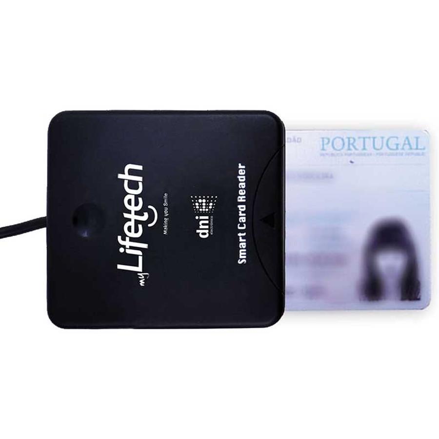 LIFETECH - LEITOR DE CARTÕES DE CIDADÃO USB 2.0 (CHIP)