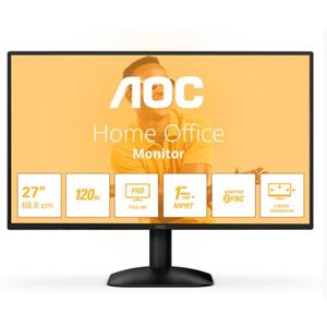 AOC - MONITOR IPS 27" 16:9 FHD 4MS 120HZ VGA HDMI (27B31H)