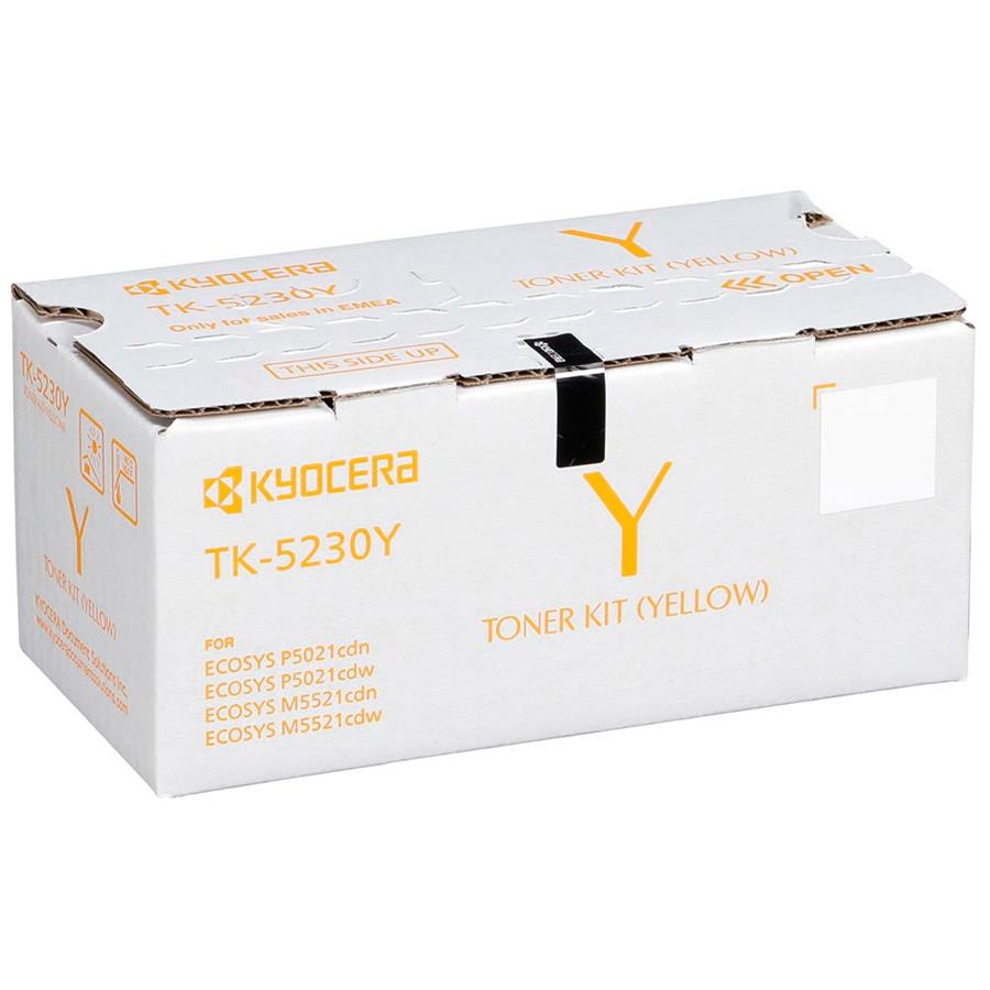 KYOCERA M5521CDN/P5021CDN - TONER AMARELO (TK5230Y)