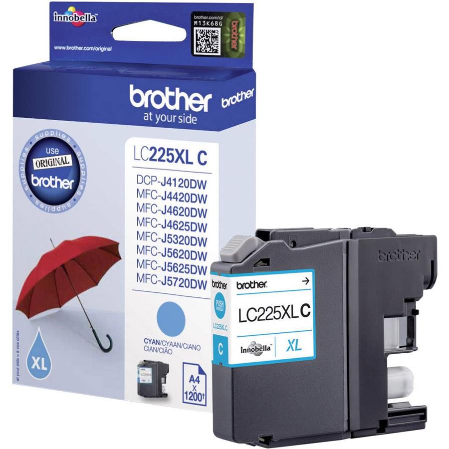 BROTHER MFCJ4420DW - TINTEIRO AZUL A.C. (LC225XLC)