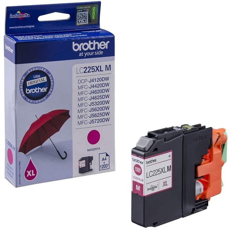 BROTHER MFCJ4420DW - TINTEIRO MAGENTA A.C. (LC225XLM)