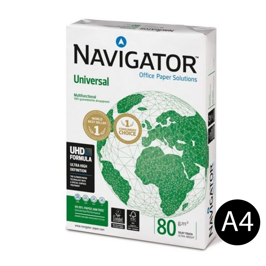 NAVIGATOR - PAPEL FOTOCÓPIA A4 80 GRS (CX.C/5 RS)
