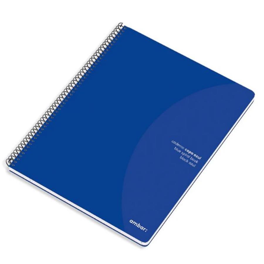 CADERNO A4 LISO C/ESPIRAL (80 FLS)