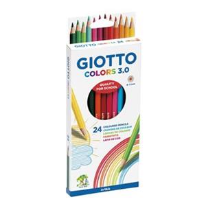 GIOTTO COLORS - LÁPIS DE COR 18 CM (CX. CARTÃO 24)