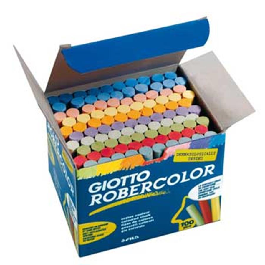 GIOTTO ROBERCOLOR GIZ CORES SORTIDAS (CX.C/100)