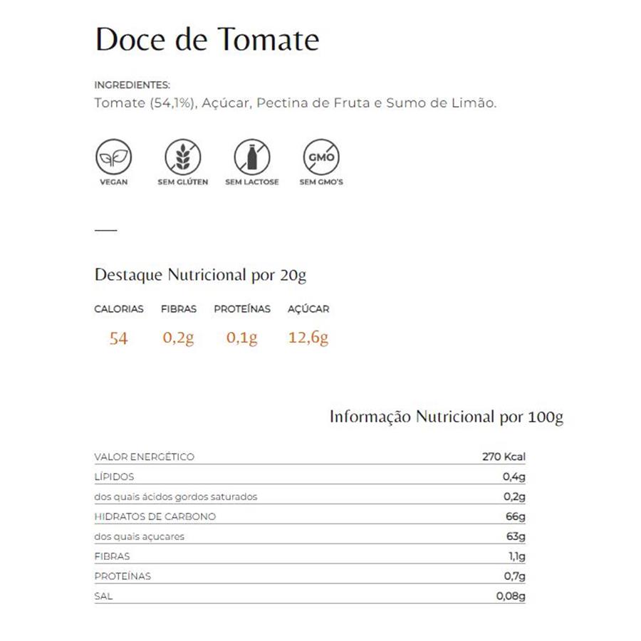 DOCE DE TOMATE QUINTA DOS JUGAIS (280 G)
