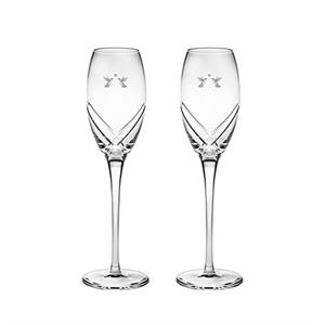 CONJUNTO DE 2 FLUTES CRISTAL "IN LOVE"