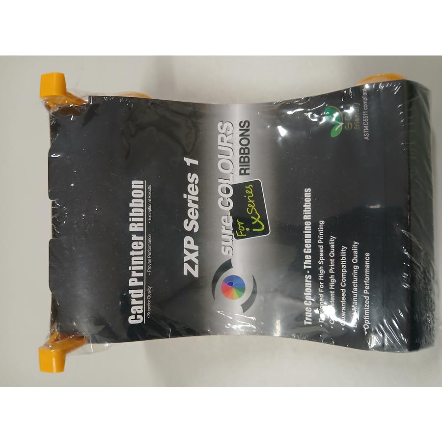 ZEBRA ZXP SÉRIES 1- FITA IMPRESSÃO MON. BRANCA (COMPATÍVEL)