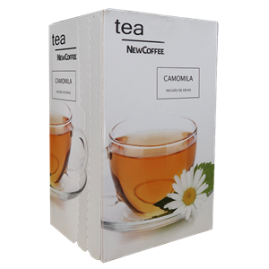 NEWCOFFEE - CHÁ CAMOMILA (CX.C/25 SAQUETAS)