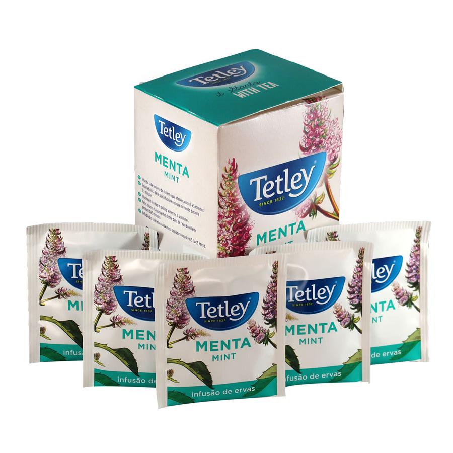 TETLEY MENTA - CHÁ DE INFUSÃO (25 SAQUETAS)