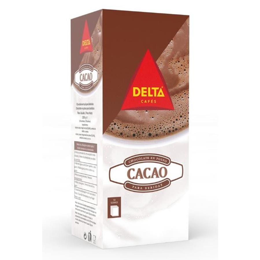 DELTA - CACAU EM PÓ (CAIXA COM 50 UNIDADES DE 25G)