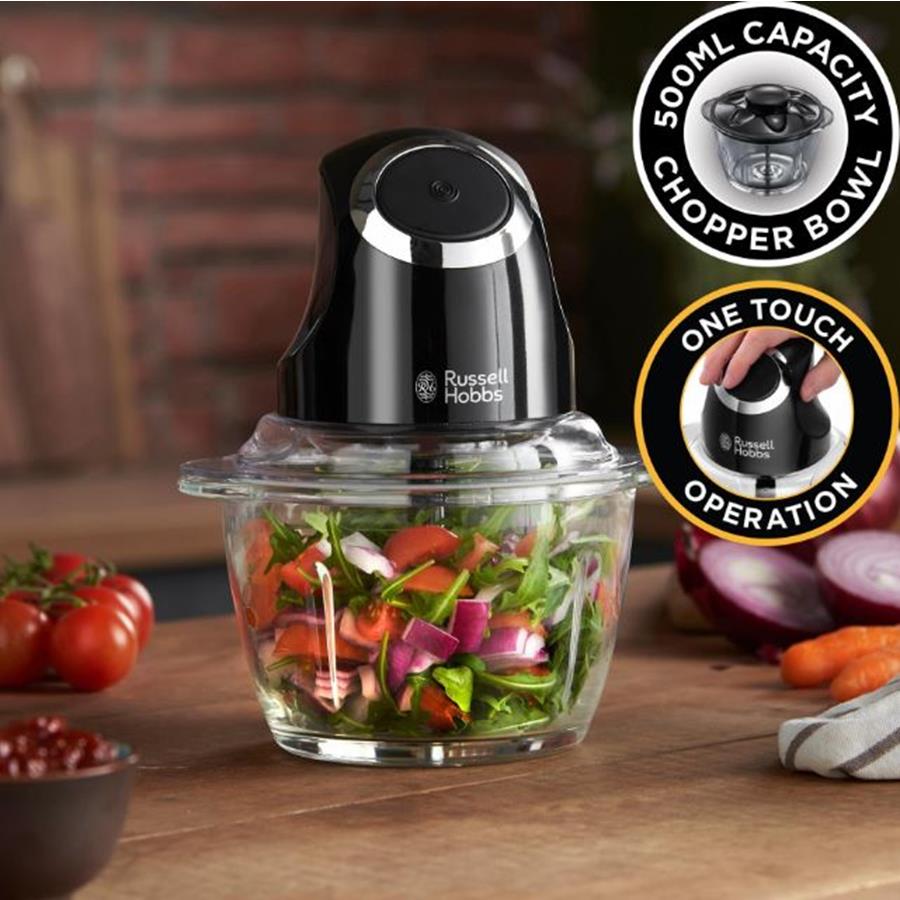 RUSSELL HOBBS - MINI PICADORA MATTE BLACK