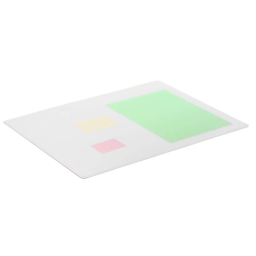 DURABLE - BASE DE SECRETÁRIA TRANSPARENTE (40x53 CM)