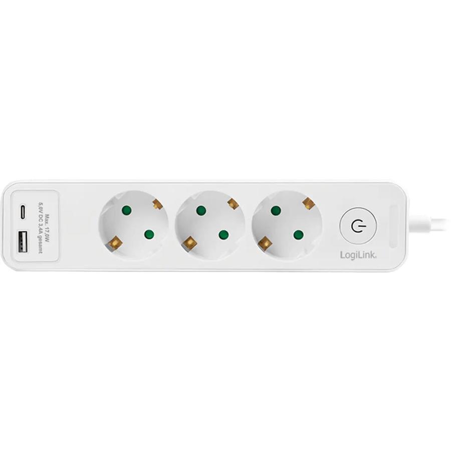 LOGILINK LPS280U - BLOCO DE 5 TOMADAS CABO (3X1.5MM²) 1.5M LOGILINK LPS280U - BLOCO DE 5 TOMADAS CABO (3X1.5MM²) 1.5M
