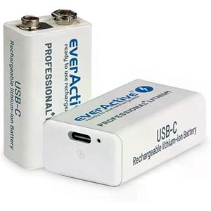 EVERACTIVE EVHR22-550C - BATERIA LI-ION 6F22 9V (7.4V) EVERACTIVE EVHR22-550C - BATERIA LI-ION 6F22 9V (7.4V)