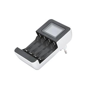 CARREGADOR PILHAS AA E AAA 4 NIMH C/ LCD CARREGADOR PILHAS AA E AAA 4 NIMH C/ LCD