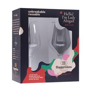 COPO VINHO EM TRITAN HAPPYGLASS LADY ABIGAIL 470ML 2UN