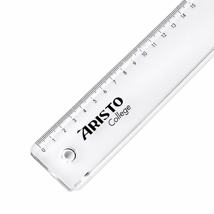 RÉGUA PLÁSTICO CRISTAL 50CM ARISTO GEOCOLLEGE AR23050 RÉGUA PLÁSTICO CRISTAL 50CM ARISTO GEOCOLLEGE AR23050