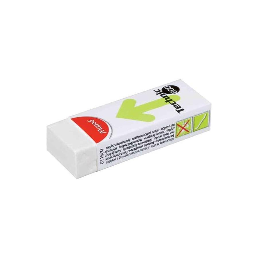 BORRACHA BRANCA 61X22X12 MAPED TECHNIC 600 (SEM PVC) 1UN BORRACHA BRANCA 61X22X12 MAPED TECHNIC 600 (SEM PVC) 1UN