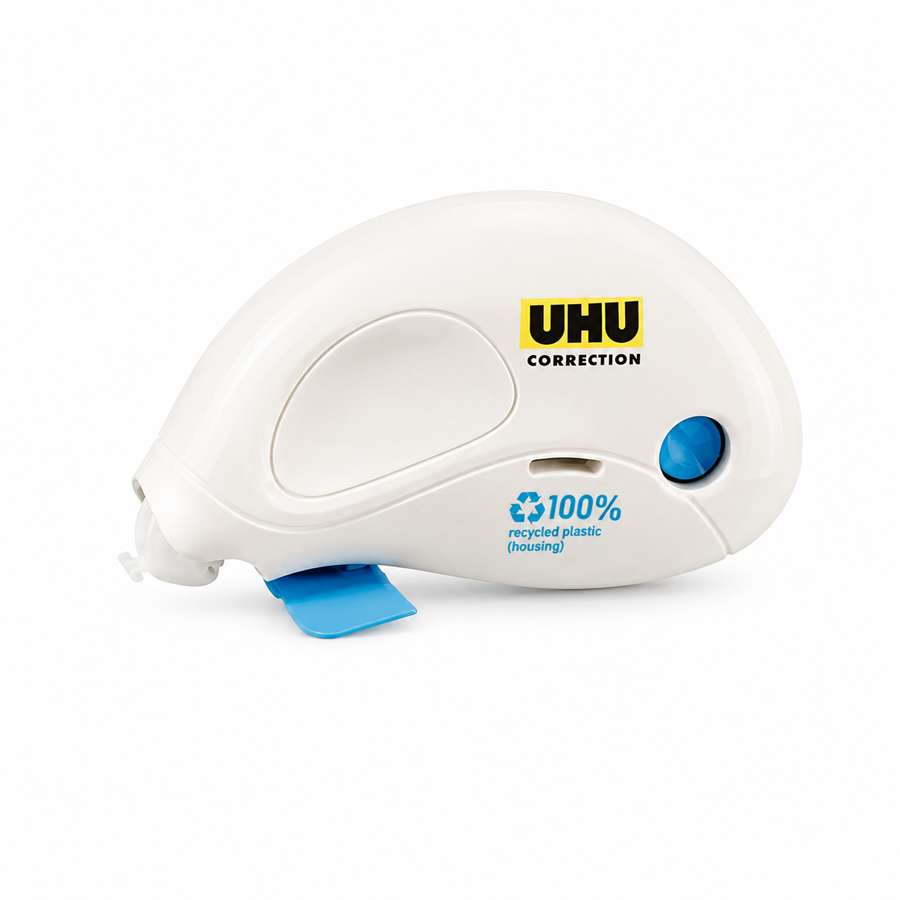 CORRETOR FITA 5MMX10M ROLLER UHU 1UN CORRETOR FITA 5MMX10M ROLLER UHU 1UN