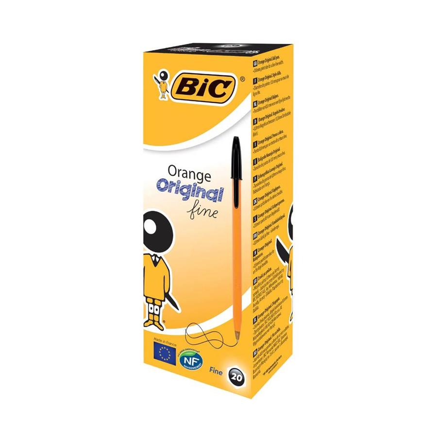 BIC LARANJA - ESFEROGRÁFICA PRETA (CX.C/20) BIC LARANJA - ESFEROGRÁFICA PRETA (CX.C/20)
