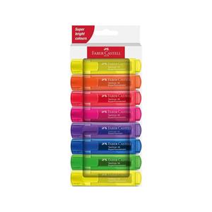 MARCADOR FLUORESCENTE FABER-CASTELL TEXTLINER 46 SORTIDO 8UN