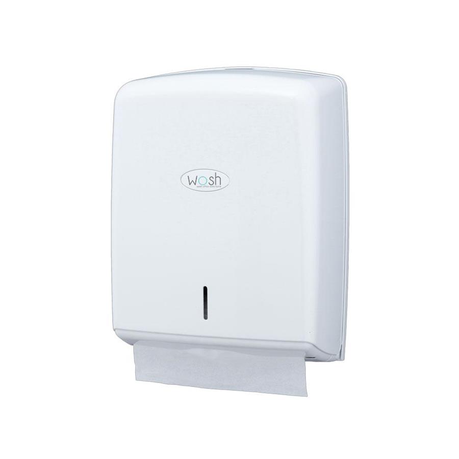DISPENSADOR TOALHAS MÃO ZIG-ZAG BRANCO