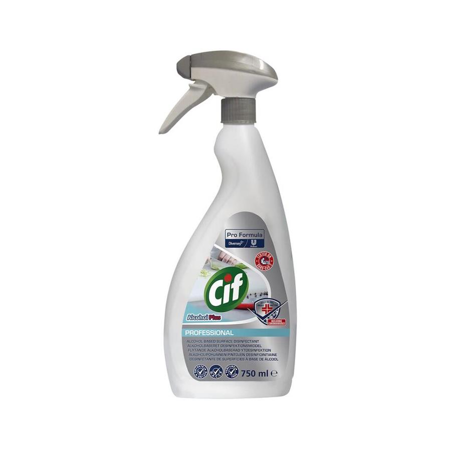 DETERGENTE DESINFETANTE CIF PF ALCOHOL PLUS 750ML DETERGENTE DESINFETANTE CIF PF ALCOHOL PLUS 750ML