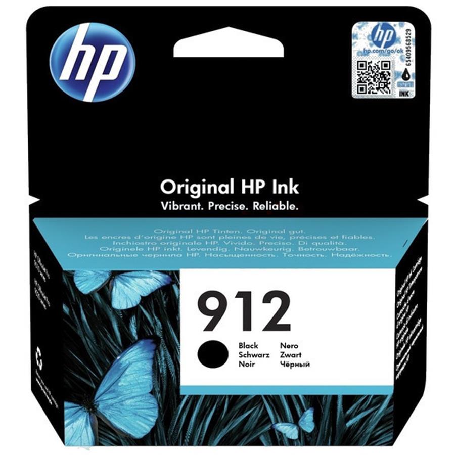 HP OJ 8010/8022 - TINTEIRO PRETO 912 (3YL80A)